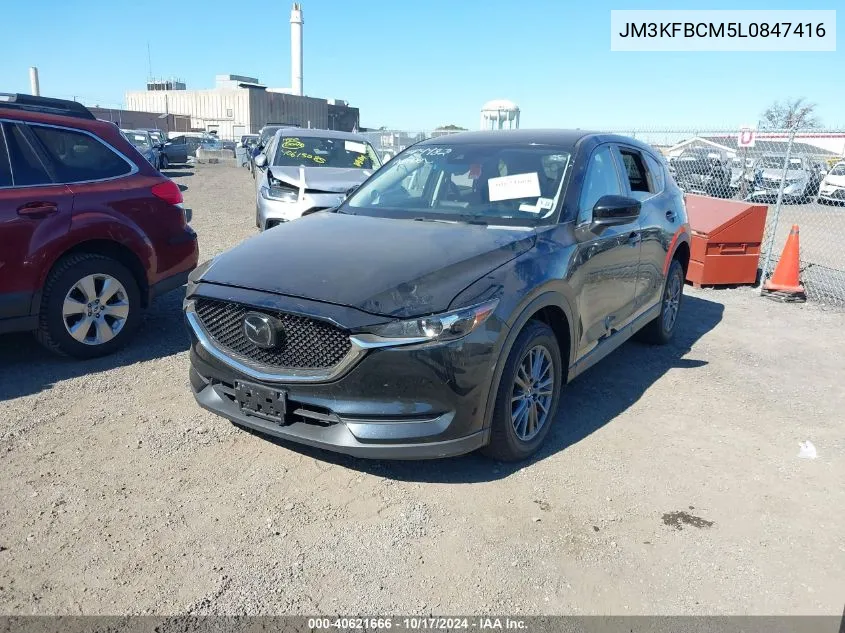 2020 Mazda Cx-5 Touring VIN: JM3KFBCM5L0847416 Lot: 40621666