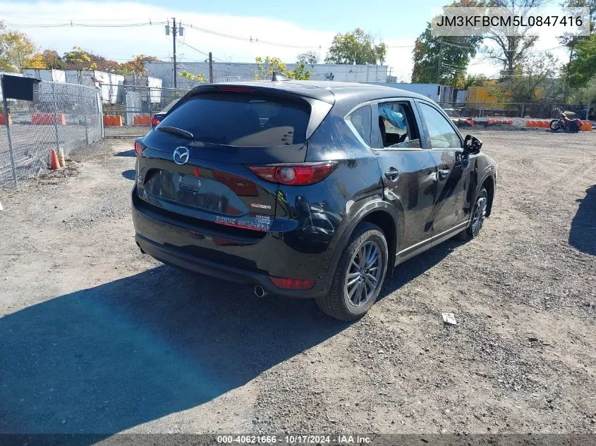 2020 Mazda Cx-5 Touring VIN: JM3KFBCM5L0847416 Lot: 40621666