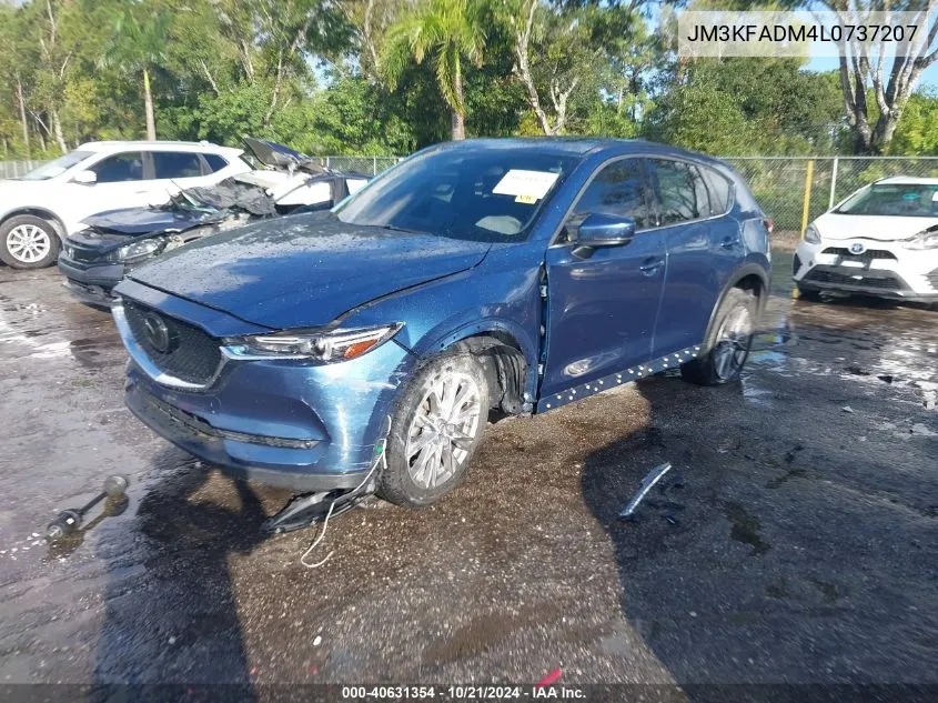 2020 Mazda Cx-5 Grand Touring VIN: JM3KFADM4L0737207 Lot: 40631354