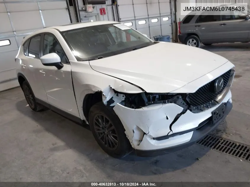 2020 Mazda Cx-5 Touring VIN: JM3KFACM6L0745438 Lot: 40632813