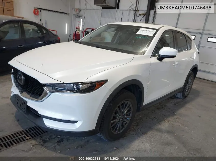 2020 Mazda Cx-5 Touring VIN: JM3KFACM6L0745438 Lot: 40632813