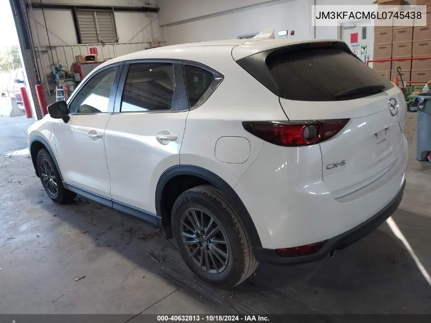 2020 Mazda Cx-5 Touring VIN: JM3KFACM6L0745438 Lot: 40632813