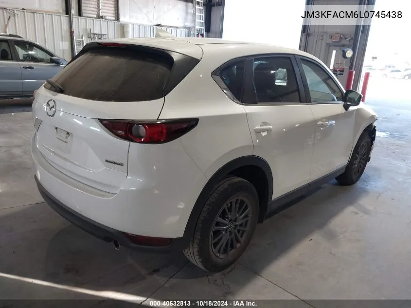 2020 Mazda Cx-5 Touring VIN: JM3KFACM6L0745438 Lot: 40632813