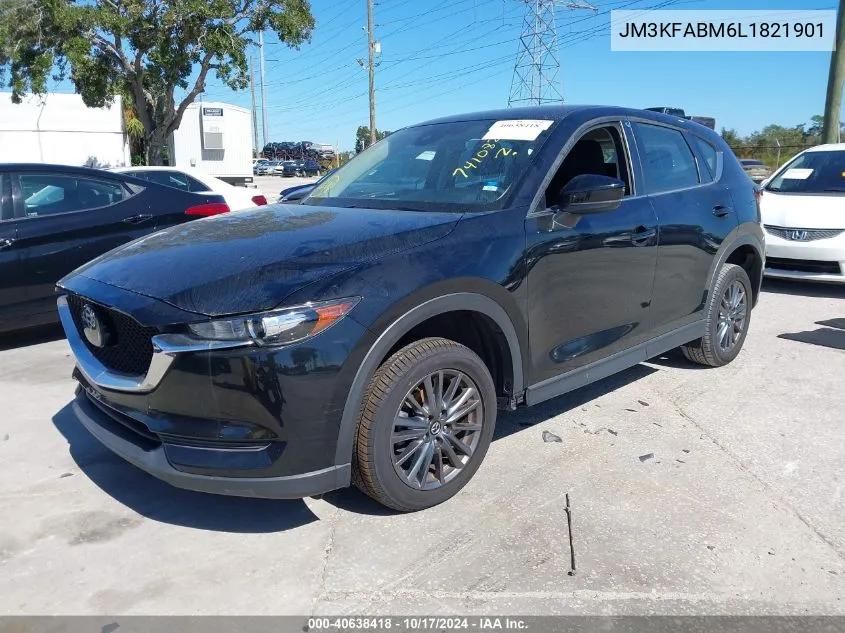 2020 Mazda Cx-5 Sport VIN: JM3KFABM6L1821901 Lot: 40638418