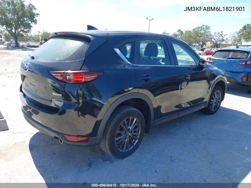 2020 Mazda Cx-5 Sport VIN: JM3KFABM6L1821901 Lot: 40638418