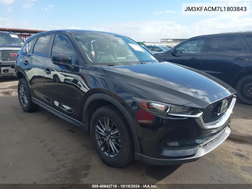 2020 Mazda Cx-5 Touring VIN: JM3KFACM7L1803843 Lot: 40642718