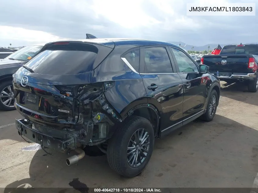 2020 Mazda Cx-5 Touring VIN: JM3KFACM7L1803843 Lot: 40642718