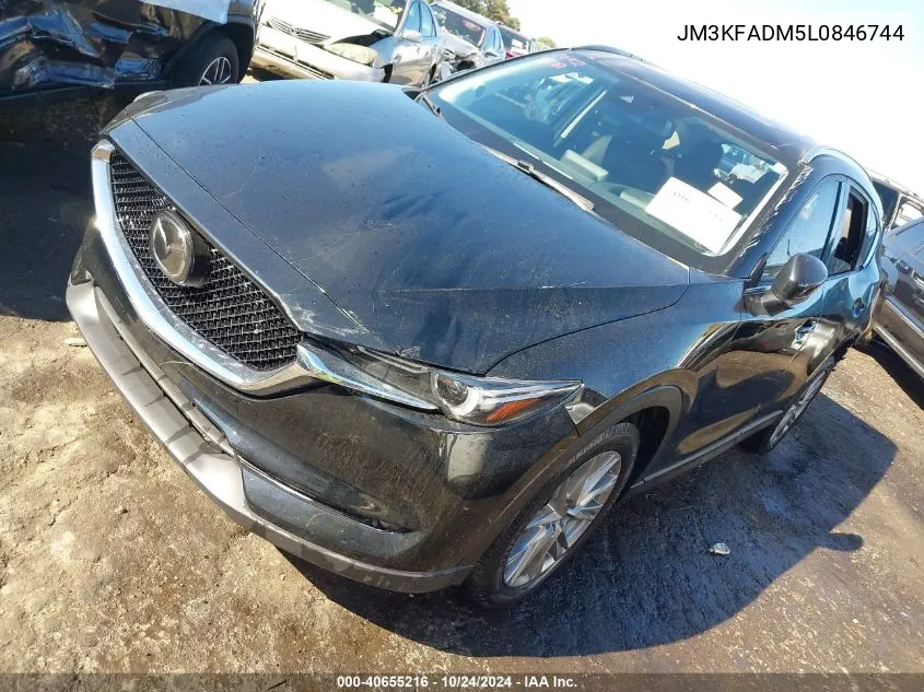 2020 Mazda Cx-5 Grand Touring VIN: JM3KFADM5L0846744 Lot: 40655216