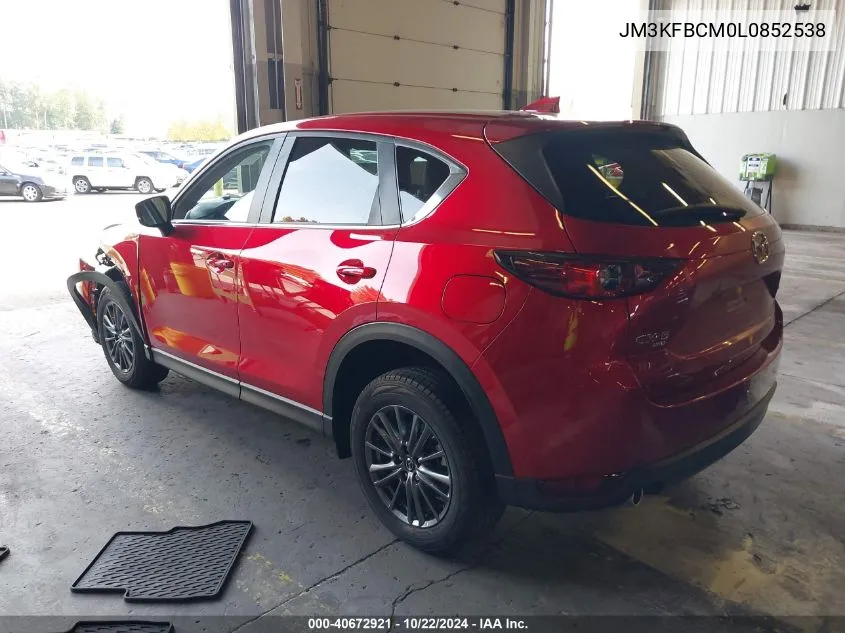 2020 Mazda Cx-5 Touring VIN: JM3KFBCM0L0852538 Lot: 40672921