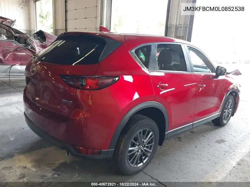 2020 Mazda Cx-5 Touring VIN: JM3KFBCM0L0852538 Lot: 40672921