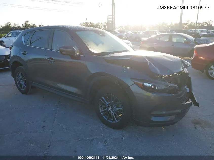 2020 Mazda Cx-5 Touring VIN: JM3KFACM0L0810977 Lot: 40692141