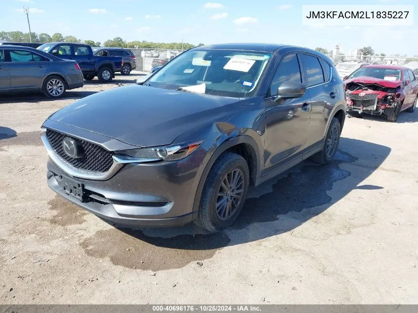 2020 Mazda Cx-5 Touring VIN: JM3KFACM2L1835227 Lot: 40696176