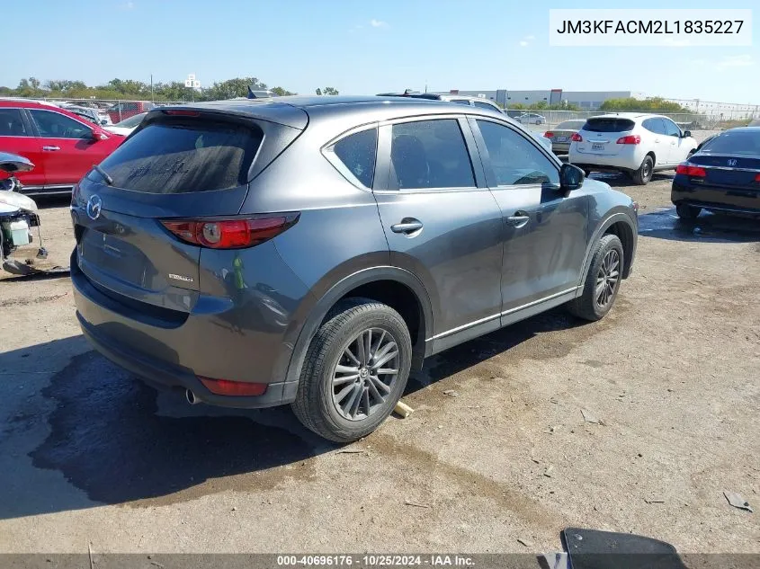 2020 Mazda Cx-5 Touring VIN: JM3KFACM2L1835227 Lot: 40696176