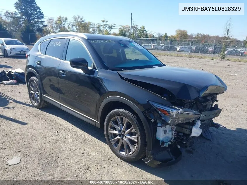 2020 Mazda Cx-5 Grand Touring Reserve VIN: JM3KFBAY6L0828329 Lot: 40710696