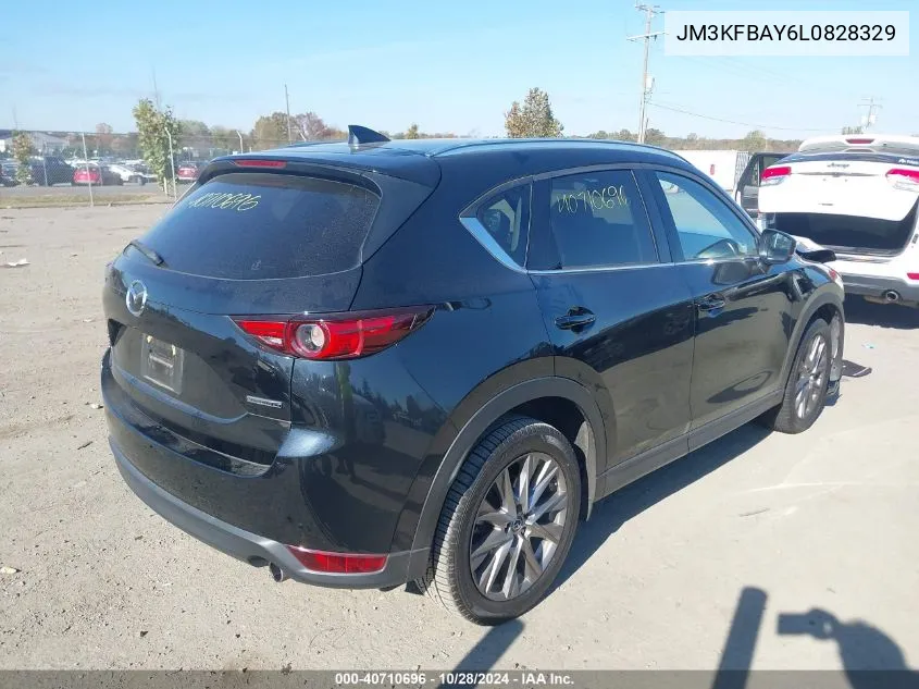 2020 Mazda Cx-5 Grand Touring Reserve VIN: JM3KFBAY6L0828329 Lot: 40710696