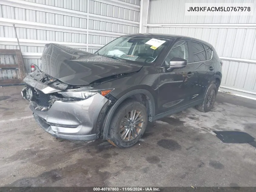 2020 Mazda Cx-5 Touring VIN: JM3KFACM5L0767978 Lot: 40787803