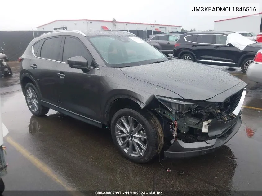 2020 Mazda Cx-5 Grand Touring VIN: JM3KFADM0L1846516 Lot: 40887397