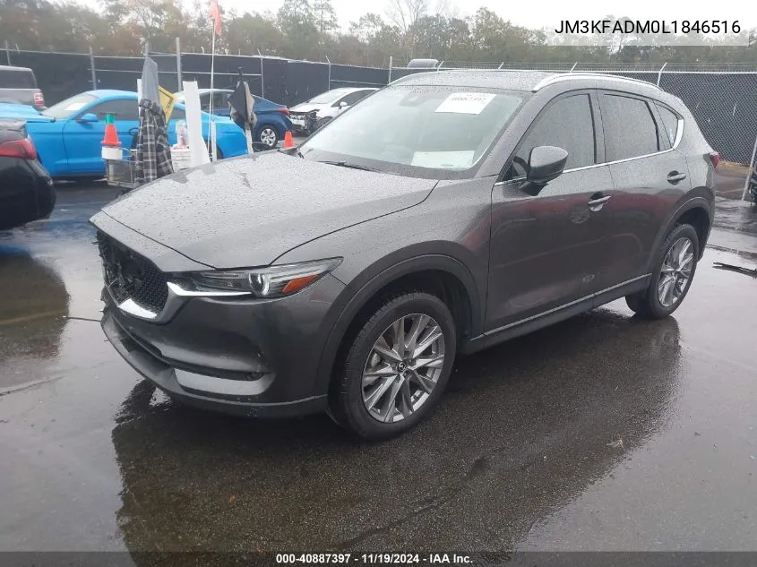 2020 Mazda Cx-5 Grand Touring VIN: JM3KFADM0L1846516 Lot: 40887397