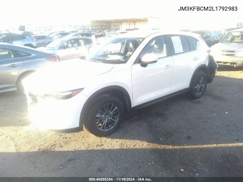 2020 Mazda Cx-5 Touring VIN: JM3KFBCM2L1792983 Lot: 40895354