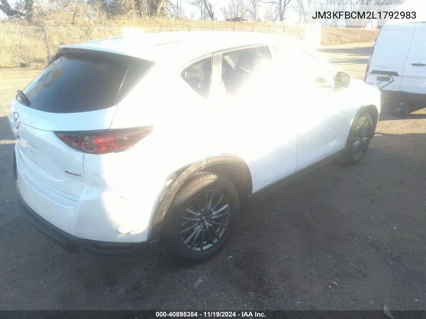 2020 Mazda Cx-5 Touring VIN: JM3KFBCM2L1792983 Lot: 40895354