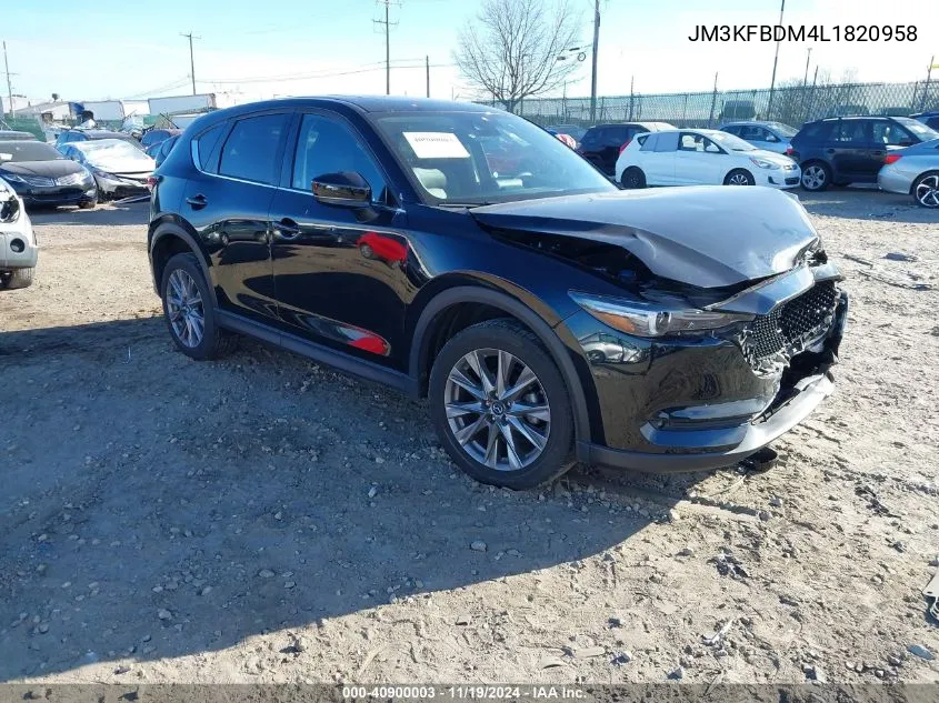 2020 Mazda Cx-5 Grand Touring VIN: JM3KFBDM4L1820958 Lot: 40900003