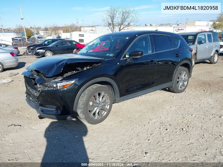 2020 Mazda Cx-5 Grand Touring VIN: JM3KFBDM4L1820958 Lot: 40900003