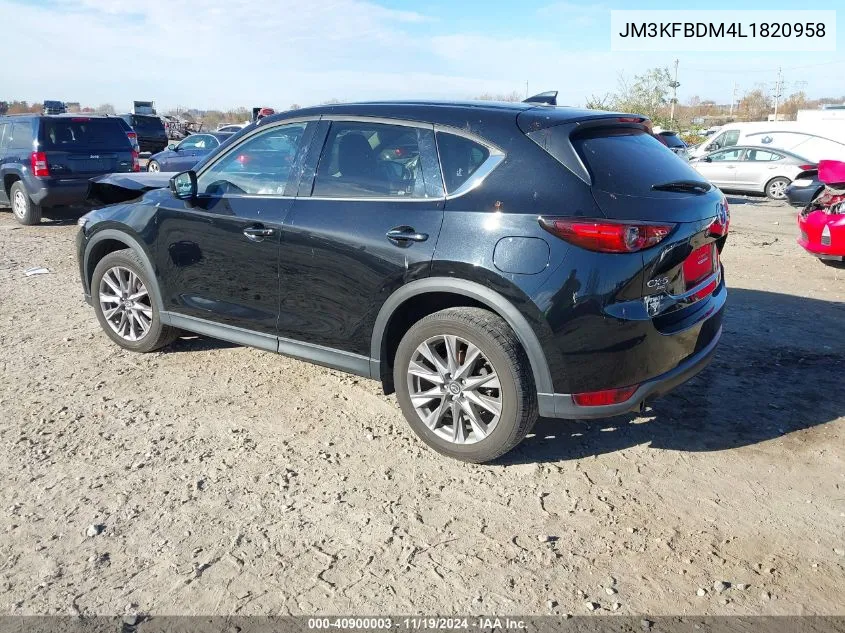 2020 Mazda Cx-5 Grand Touring VIN: JM3KFBDM4L1820958 Lot: 40900003