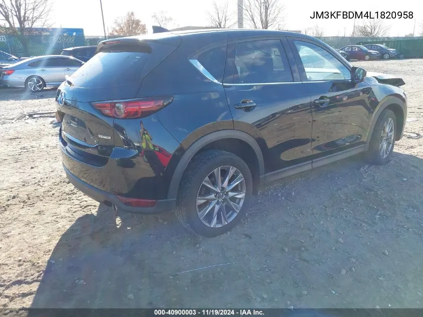 2020 Mazda Cx-5 Grand Touring VIN: JM3KFBDM4L1820958 Lot: 40900003