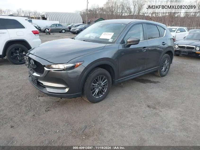 2020 Mazda Cx-5 Touring VIN: JM3KFBCMXL0820289 Lot: 40913597