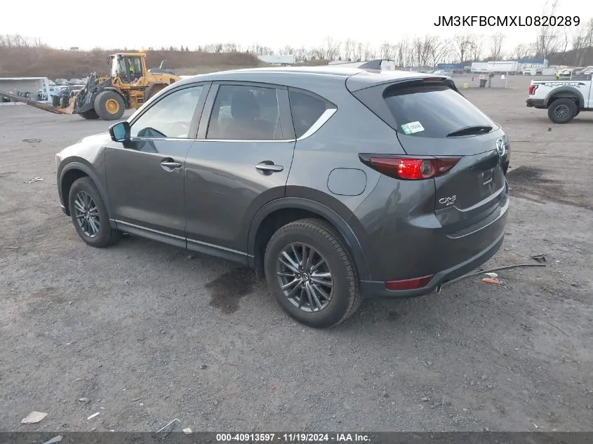 2020 Mazda Cx-5 Touring VIN: JM3KFBCMXL0820289 Lot: 40913597