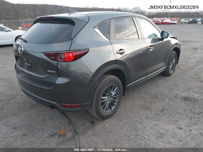 2020 Mazda Cx-5 Touring VIN: JM3KFBCMXL0820289 Lot: 40913597