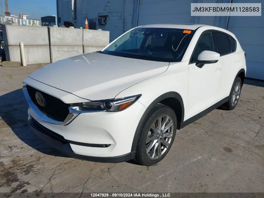 2021 Mazda Cx-5 VIN: JM3KFBDM9M1128583 Lot: 12047929