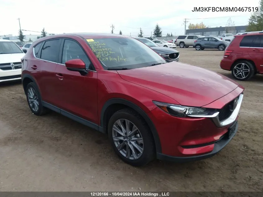 2021 Mazda Cx-5 VIN: JM3KFBCM8M0467519 Lot: 12120166