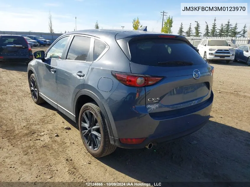 2021 Mazda Cx-5 VIN: JM3KFBCM3M0123970 Lot: 12124865