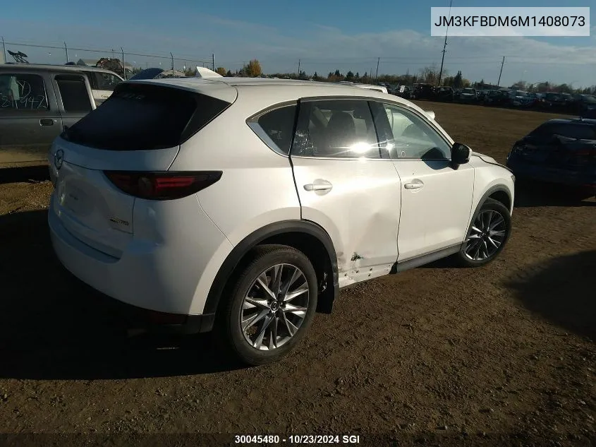 2021 Mazda Cx-5 Grand Touring VIN: JM3KFBDM6M1408073 Lot: 30045480