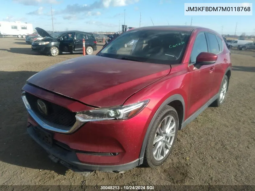 2021 Mazda Cx-5 Grand Touring VIN: JM3KFBDM7M0118768 Lot: 30048213