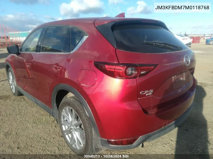 2021 Mazda Cx-5 Grand Touring VIN: JM3KFBDM7M0118768 Lot: 30048213