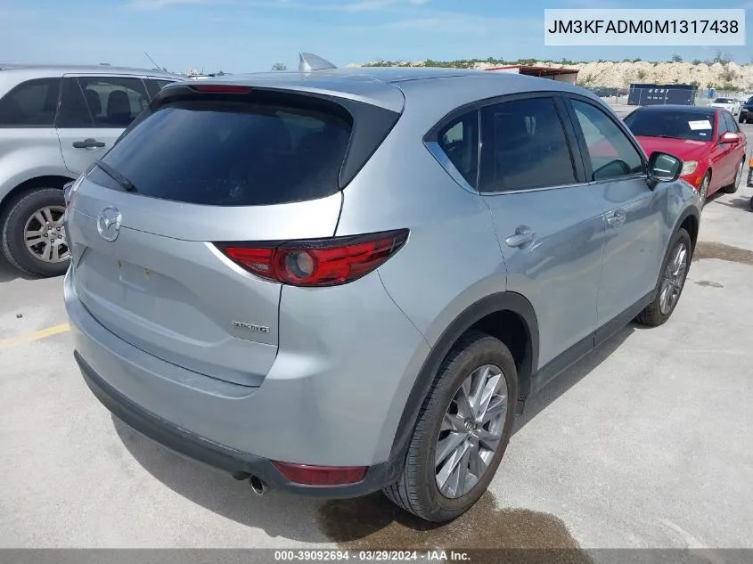 JM3KFADM0M1317438 2021 Mazda Cx-5 Grand Touring