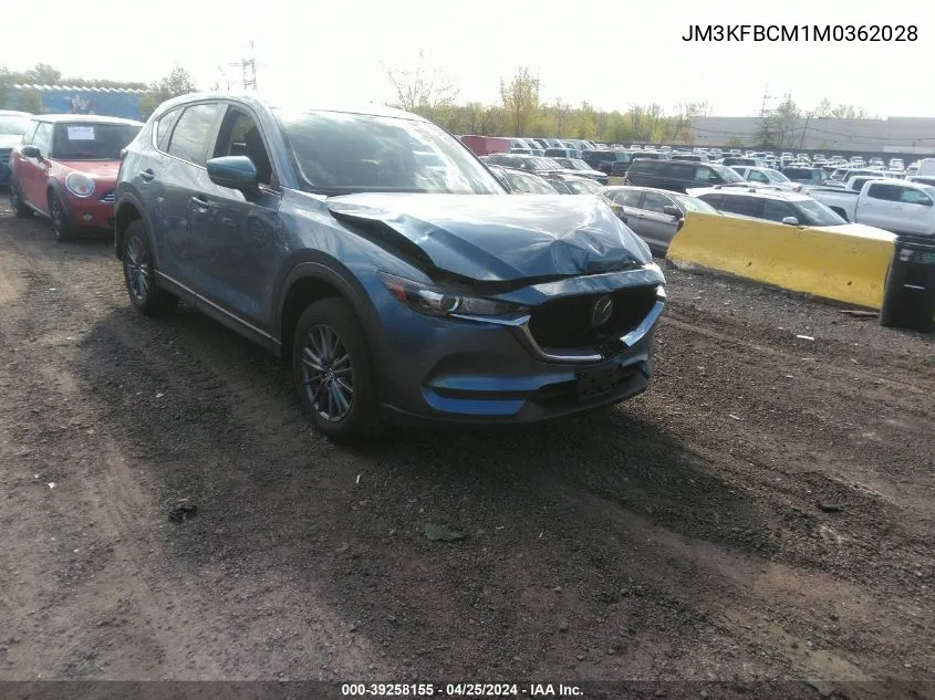 2021 Mazda Cx-5 Touring VIN: JM3KFBCM1M0362028 Lot: 39258155