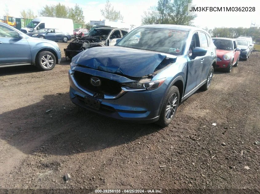 2021 Mazda Cx-5 Touring VIN: JM3KFBCM1M0362028 Lot: 39258155