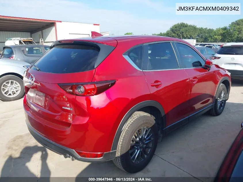 JM3KFACMXM0409342 2021 Mazda Cx-5 Touring