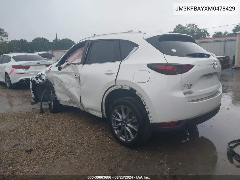 JM3KFBAYXM0478429 2021 Mazda Cx-5 Grand Touring Reserve