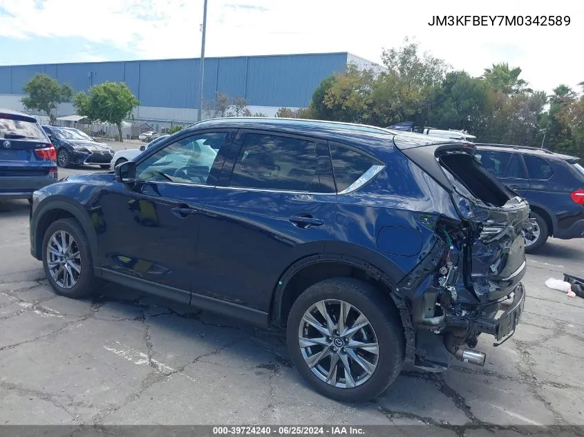 JM3KFBEY7M0342589 2021 Mazda Cx-5 Signature