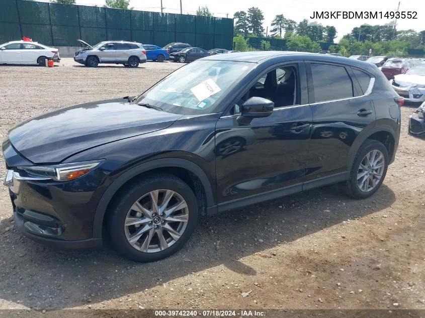 2021 Mazda Cx-5 Grand Touring VIN: JM3KFBDM3M1493552 Lot: 39742240