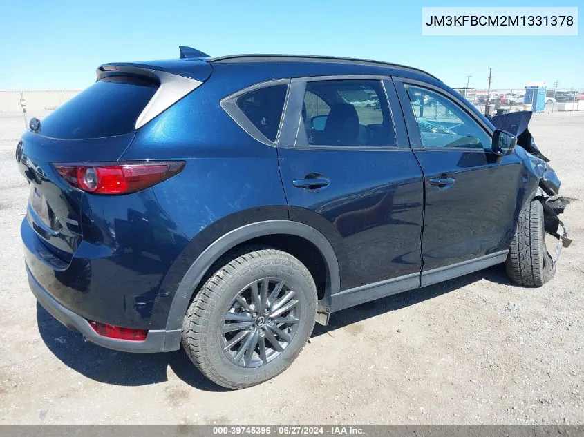 2021 Mazda Cx-5 Touring VIN: JM3KFBCM2M1331378 Lot: 39745396