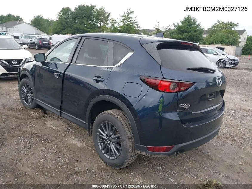 2021 Mazda Cx-5 Touring VIN: JM3KFBCM2M0327126 Lot: 39849795