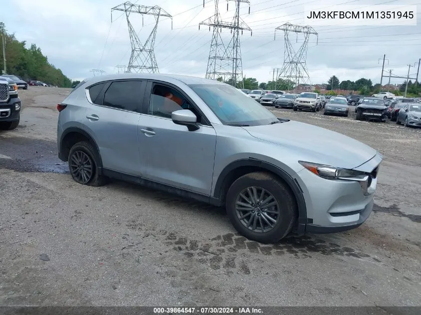 2021 Mazda Cx-5 Touring VIN: JM3KFBCM1M1351945 Lot: 39864547