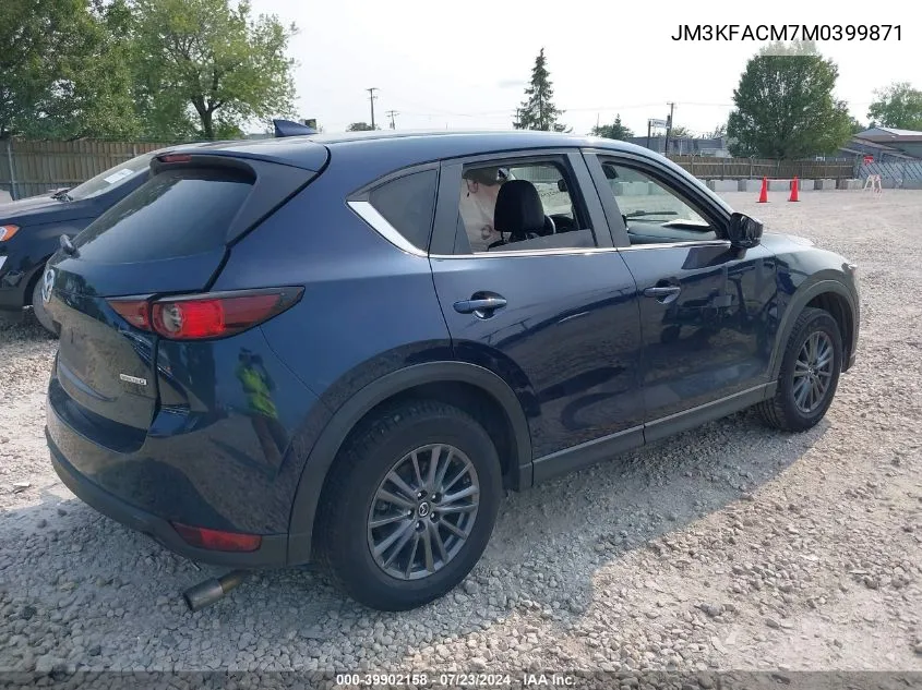 2021 Mazda Cx-5 Touring VIN: JM3KFACM7M0399871 Lot: 39902158