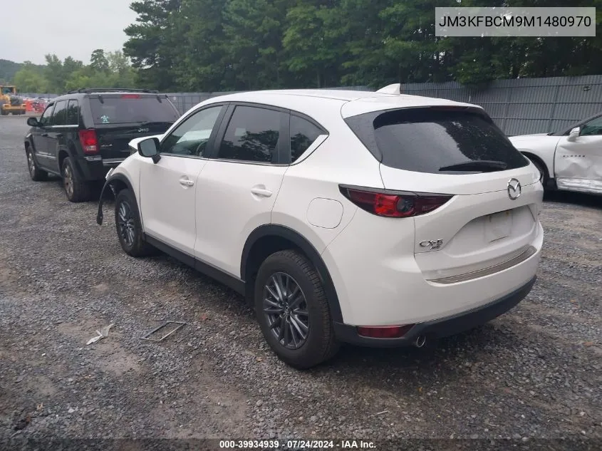 2021 Mazda Cx-5 Touring VIN: JM3KFBCM9M1480970 Lot: 39934939