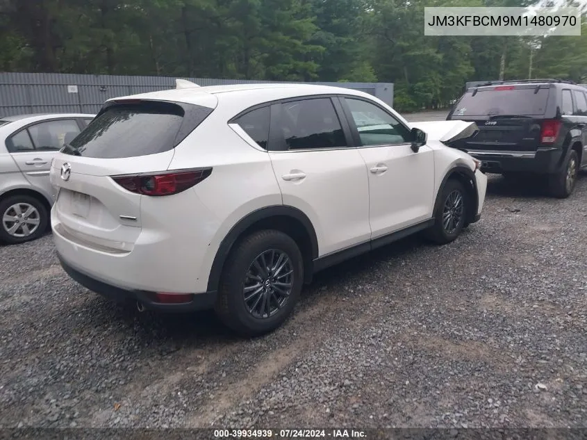 2021 Mazda Cx-5 Touring VIN: JM3KFBCM9M1480970 Lot: 39934939